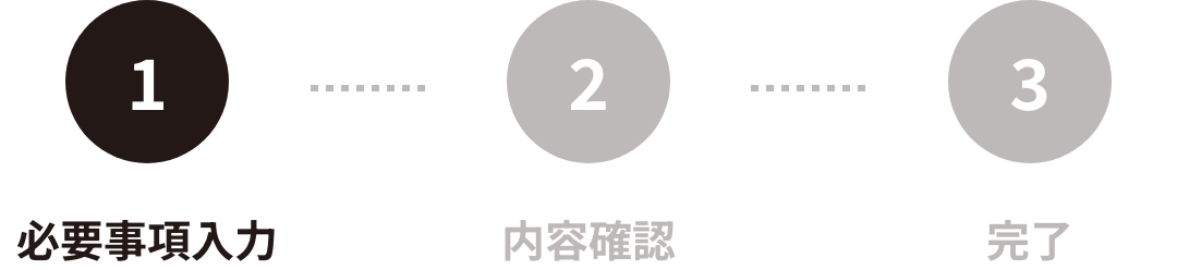 必要事項入力