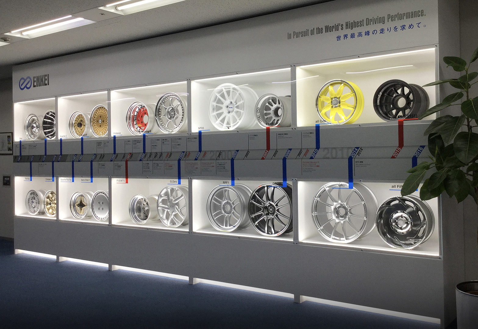 エンケイ株式会社　展示スペース